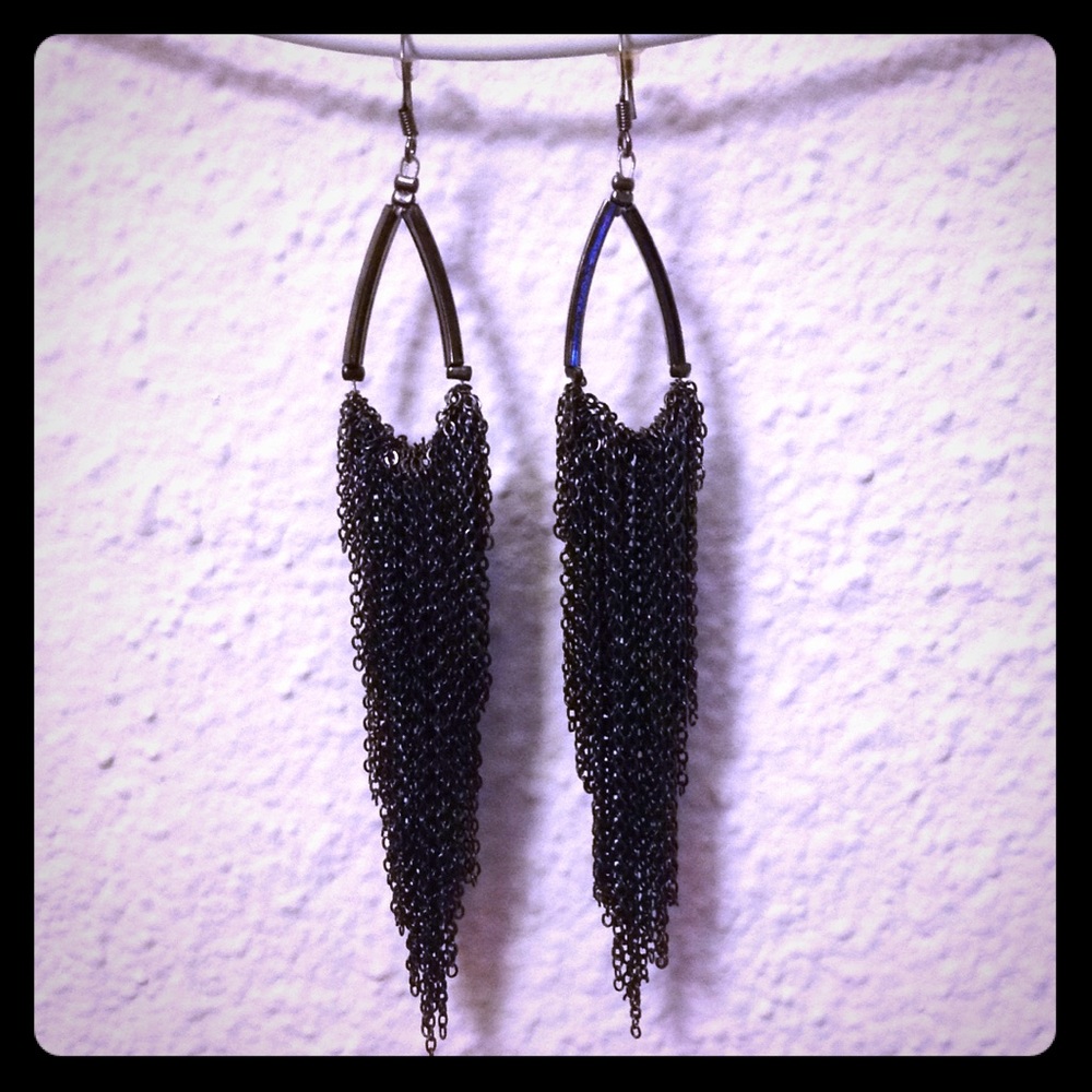 Dangly chain earrings